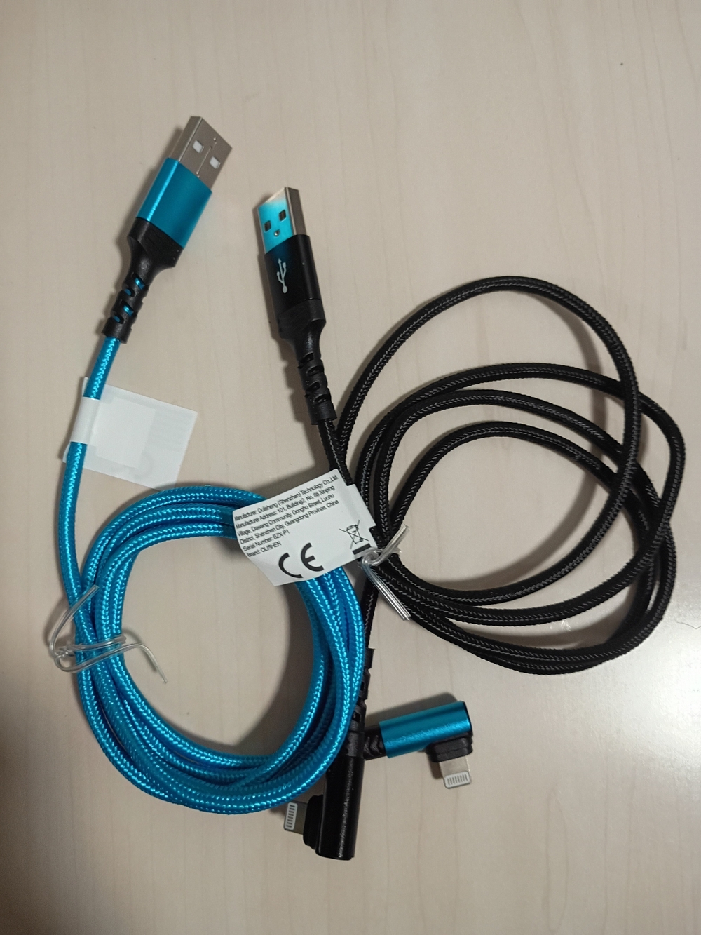 Set Of 2 iPhone Charging Cables NEW